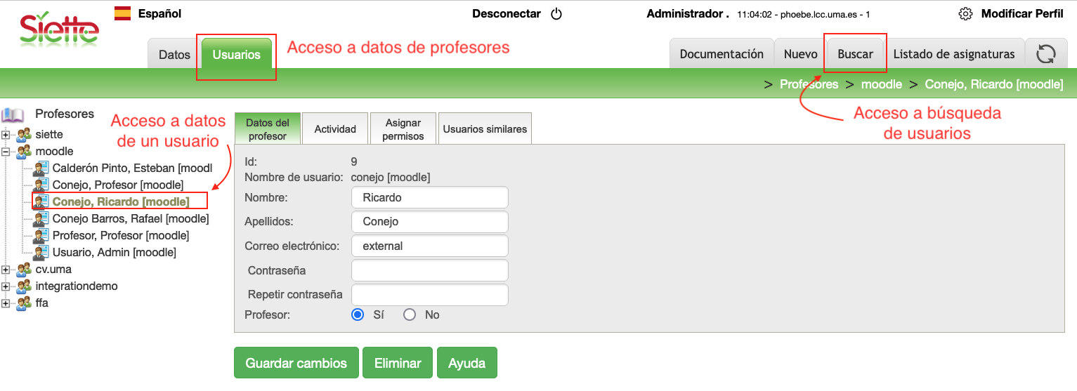 administración administración